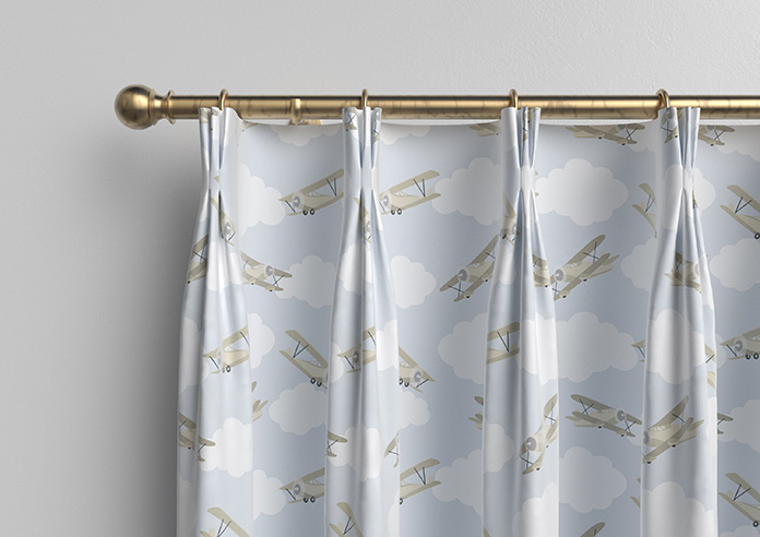 Flying Ace, Golden - Made to Measure Curtains - Image 11